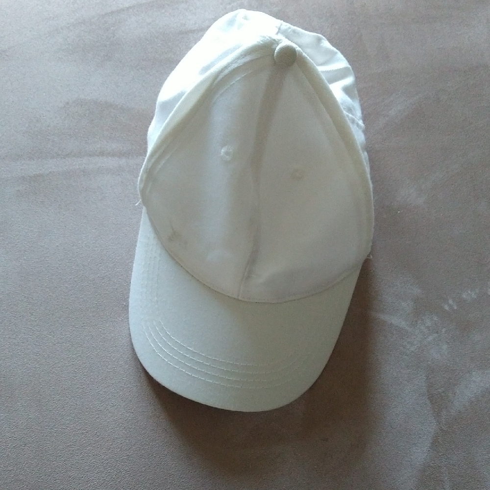 White Six-Panel Baseball Hat